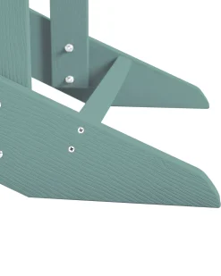 Discount Beliani ADIRONDACK con poggiapiedi Turchese Blu