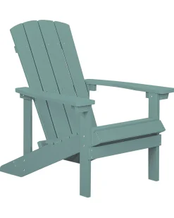 Discount Beliani ADIRONDACK con poggiapiedi Turchese Blu