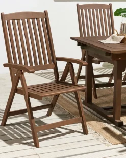 New Beliani AMANTEA Legno d'acacia scuro Marrone