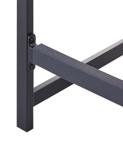 New Beliani AVETRANA Metallo Nero Marrone Nero