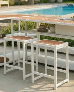 Discount Beliani AVETRANA Metallo Marrone/Bianco Bianco Marrone