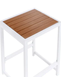 Discount Beliani AVETRANA Metallo Marrone/Bianco Bianco Marrone