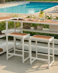 Discount Beliani AVETRANA Metallo Marrone/Bianco Bianco Marrone