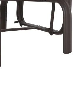 New Beliani Sedia da giardino BORGIO Metallo Marrone/Grigio Marrone Grigio