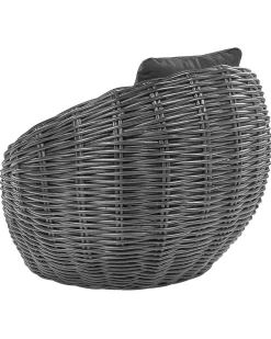 Online Beliani Sedia da giardino LERICI Rattan Nero