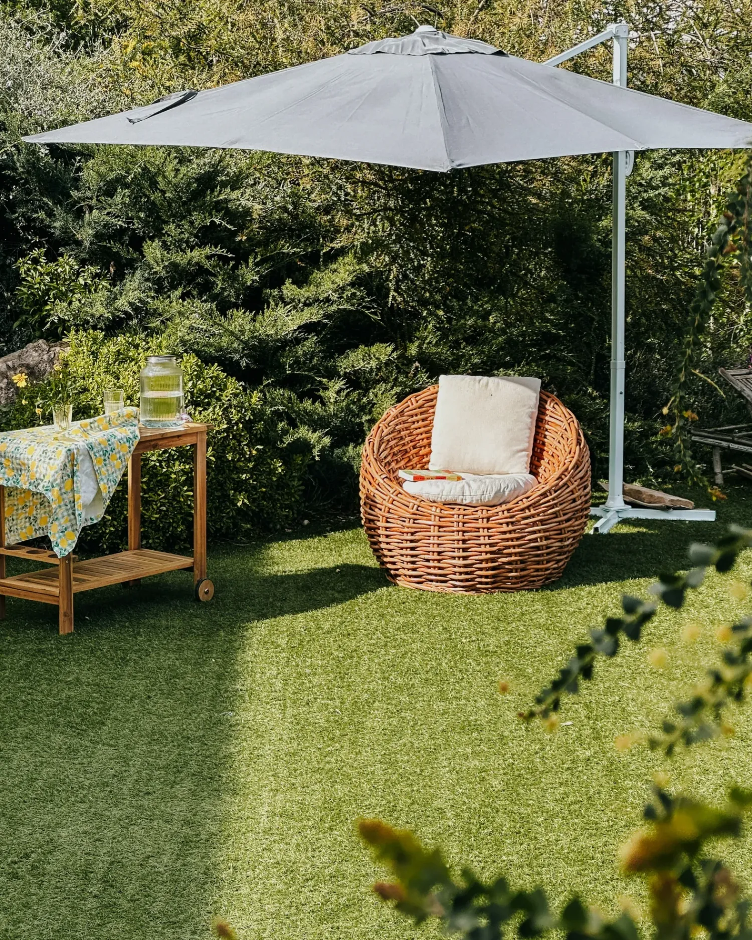 Discount Beliani Sedia da giardino LERICI Rattan Naturale Beige Naturale