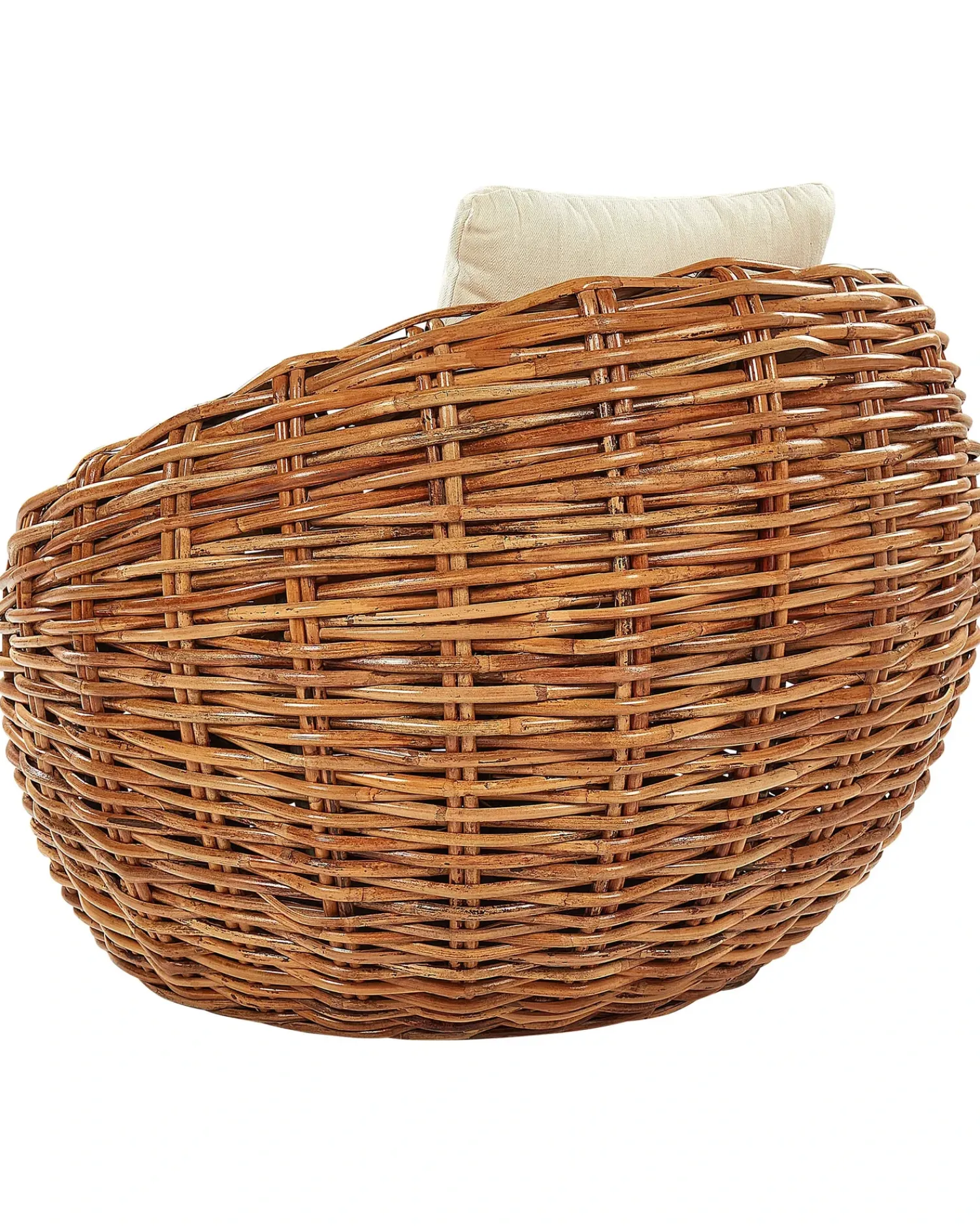 Discount Beliani Sedia da giardino LERICI Rattan Naturale Beige Naturale
