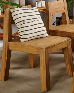 Beliani LIVORNO Legno d'acacia Marrone
