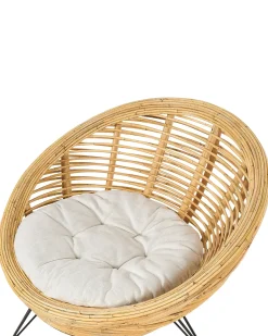 Sale Beliani MARATEA Rattan Naturale Beige Naturale Nero