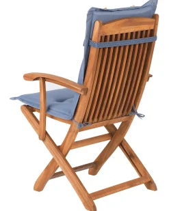 Sale Beliani MAUI Legno d'acacia Blu Blu Marrone