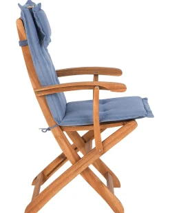 Sale Beliani MAUI Legno d'acacia Blu Blu Marrone