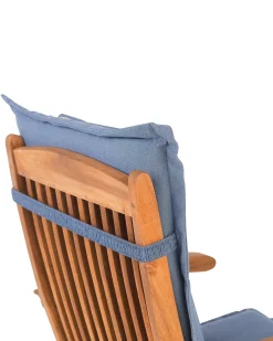 Sale Beliani MAUI Legno d'acacia Blu Blu Marrone