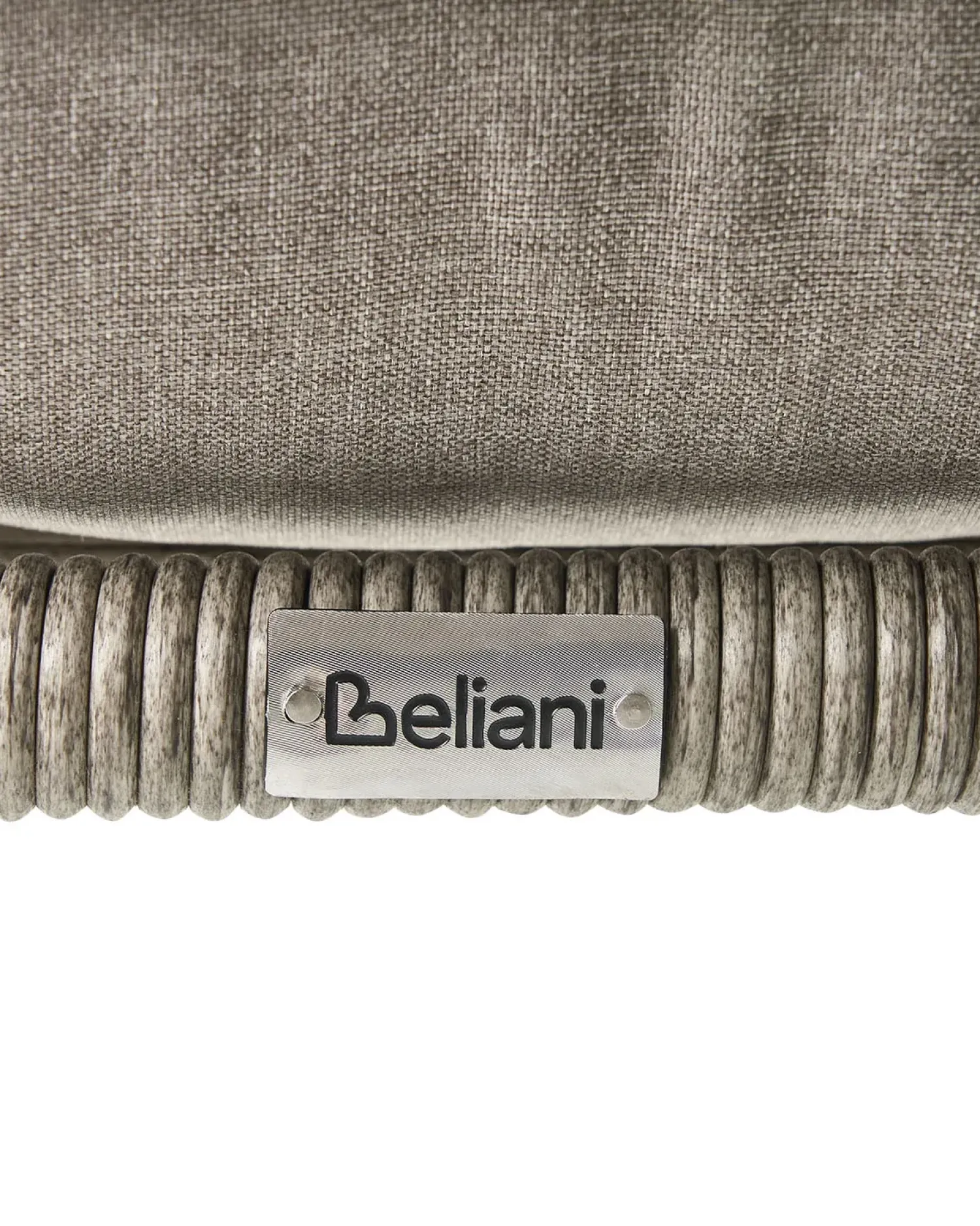 Online Beliani Sedia da giardino MURANO Rattan sintetico (PE) Grigio