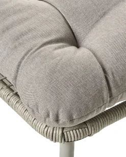 Online Beliani Sedia da giardino MURANO Rattan sintetico (PE) Grigio
