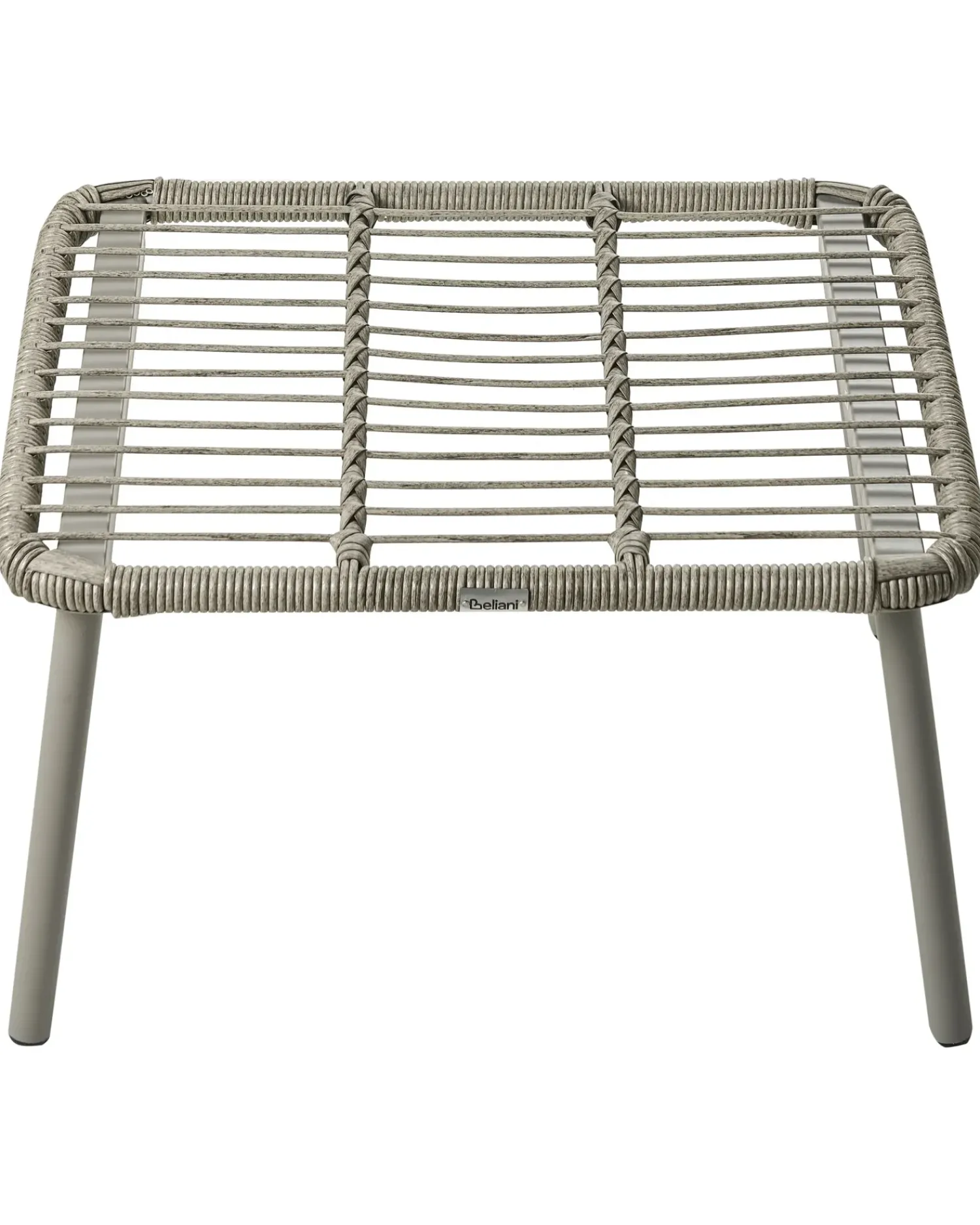 Online Beliani Sedia da giardino MURANO Rattan sintetico (PE) Grigio