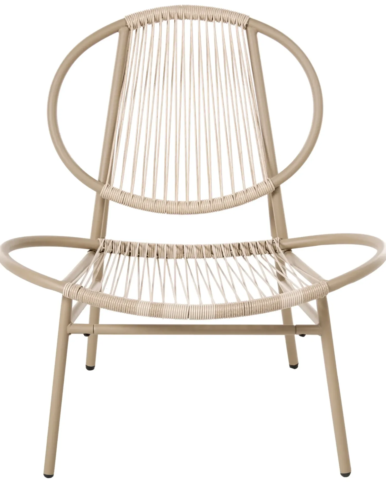 Beliani OVARO Rattan sintetico (PE) Beige