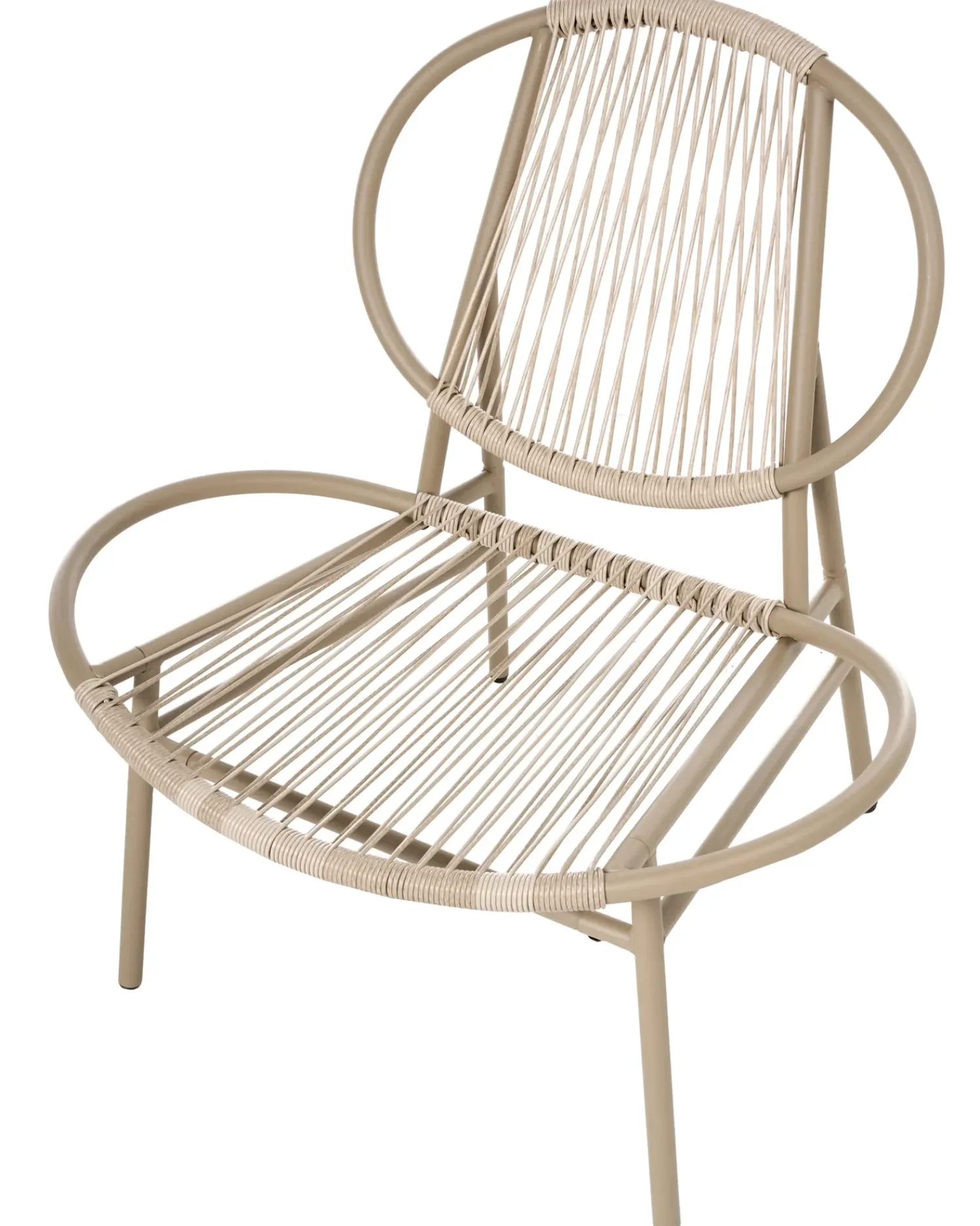 Beliani OVARO Rattan sintetico (PE) Beige