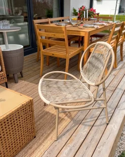 Beliani OVARO Rattan sintetico (PE) Beige