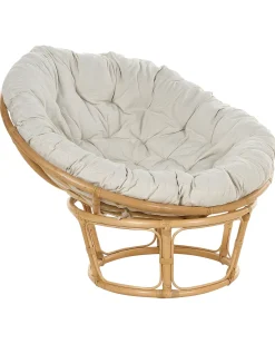 Beliani SALVO Rattan Naturale Beige Naturale