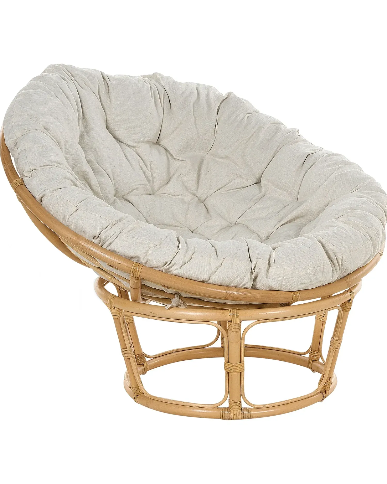 Beliani SALVO Rattan Naturale Beige Naturale