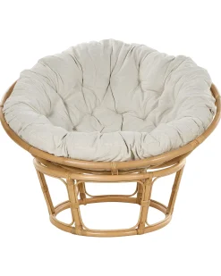 Beliani SALVO Rattan Naturale Beige Naturale