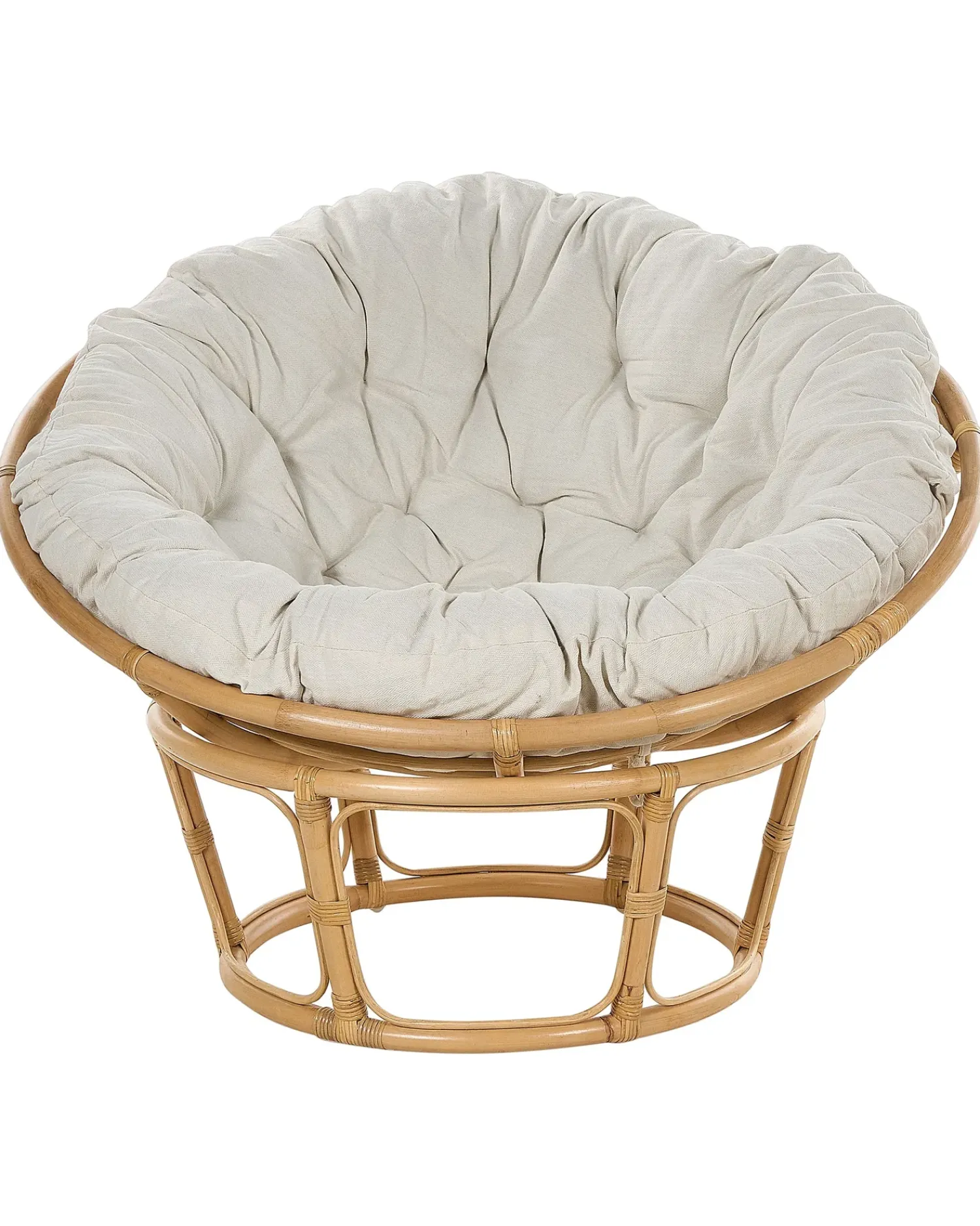 Beliani SALVO Rattan Naturale Beige Naturale