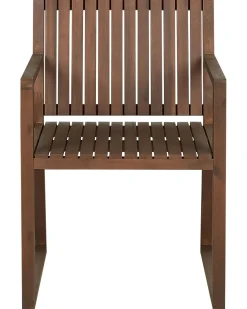Outlet Beliani Sedia da giardino SASSARI Legno d'acacia scuro Marrone