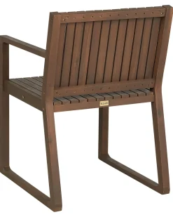 Outlet Beliani Sedia da giardino SASSARI Legno d'acacia scuro Marrone