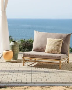 Outlet Beliani TODI Bambù Tortora Beige Marrone