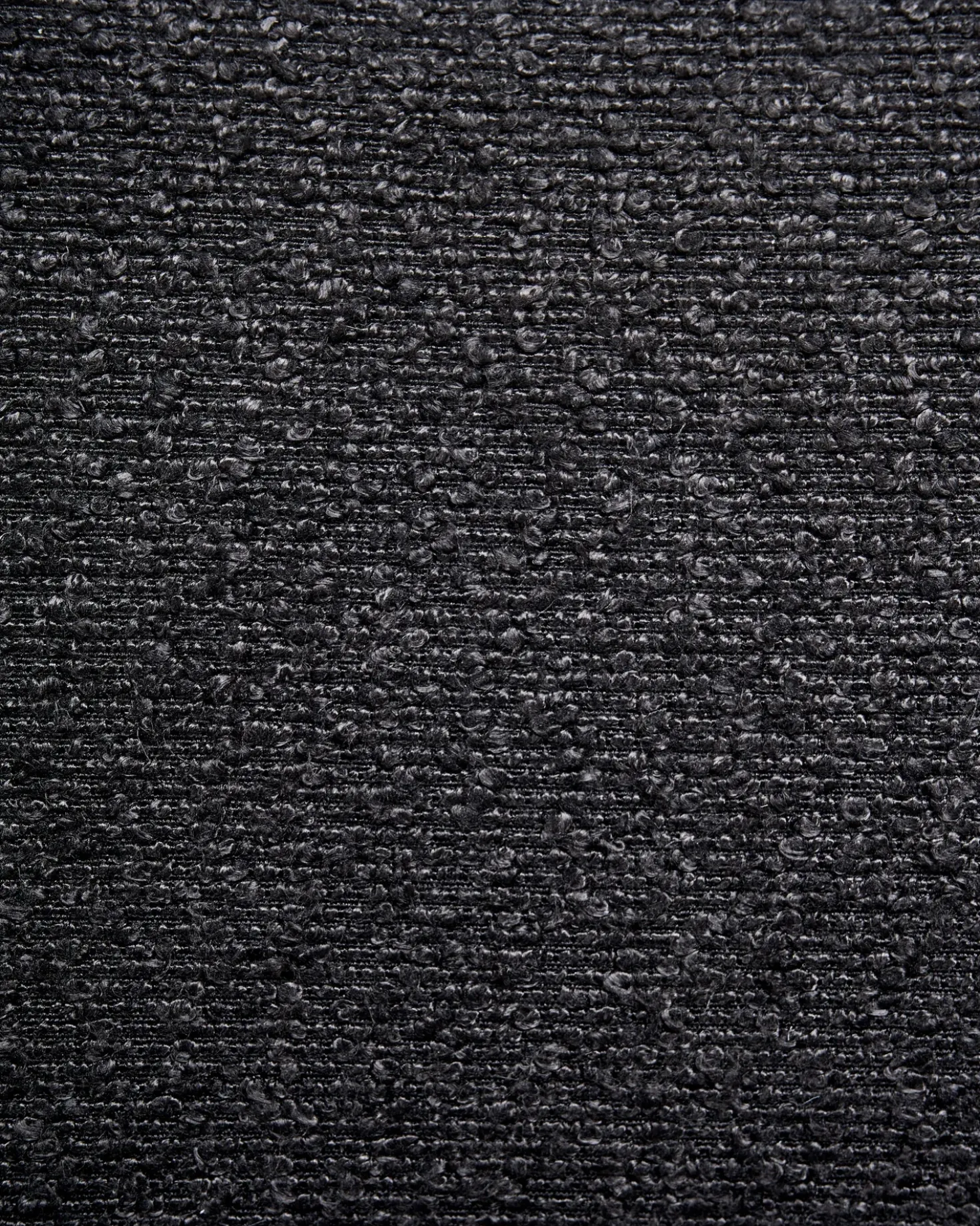 Sedia da scrivania ALENA Bouclé Nero