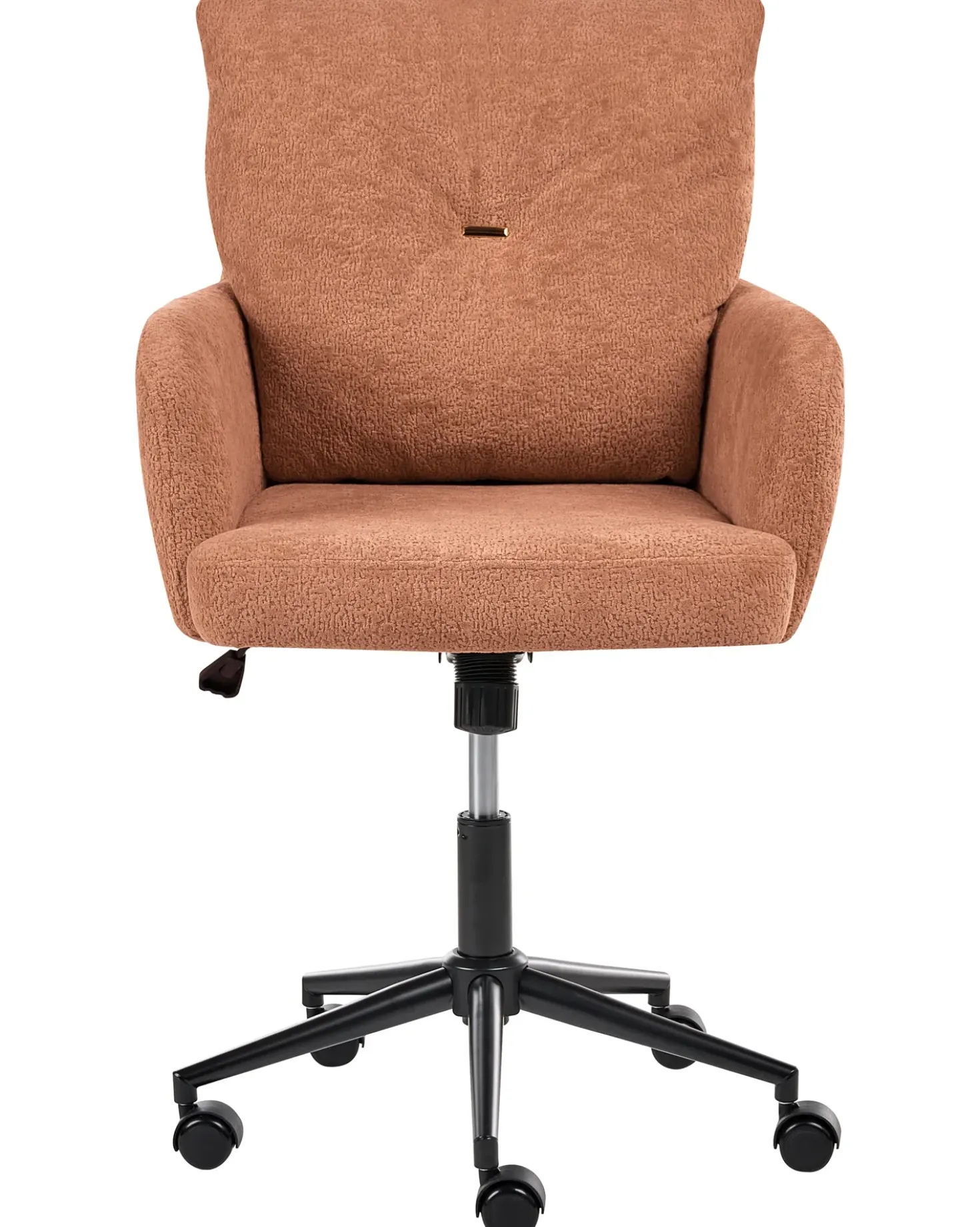 Sedia da scrivania ALPINE Tessuto Marrone dorato