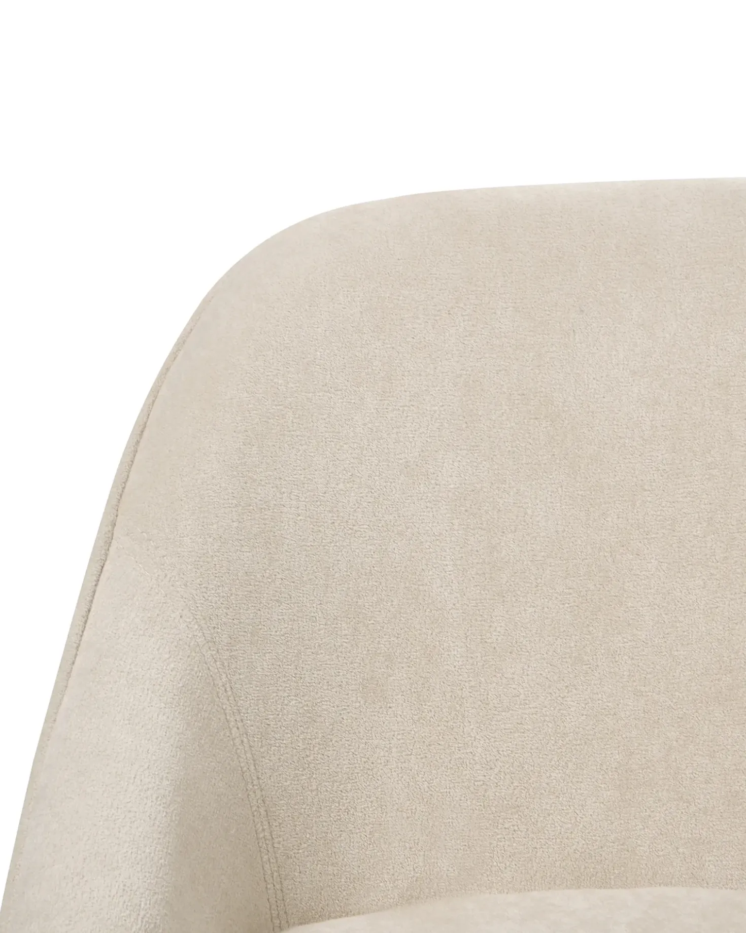 Sedia da scrivania BARDSDALE Velluto Beige chiaro
