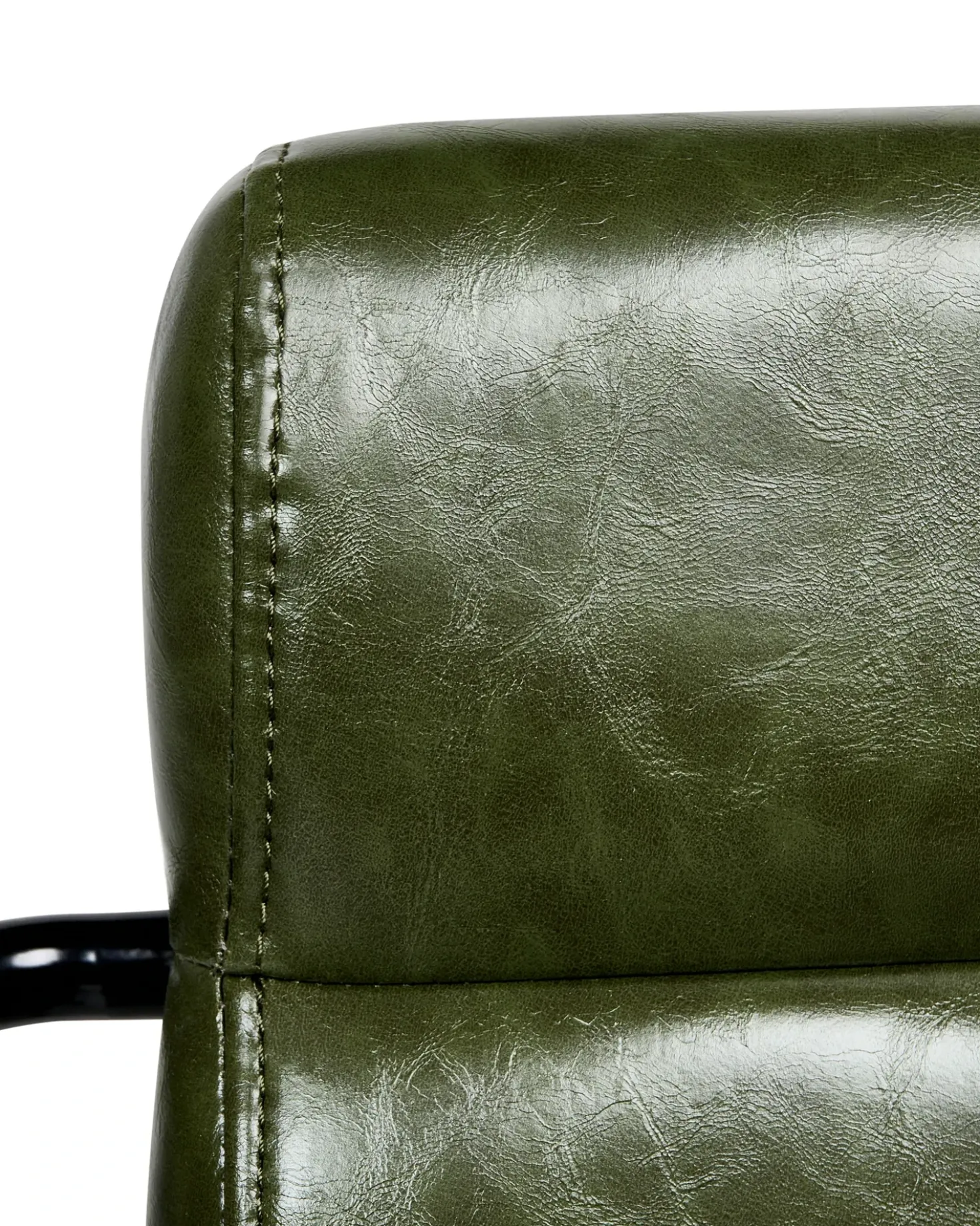 Sedia da scrivania CANDOR Pelle sintetica Verde scuro