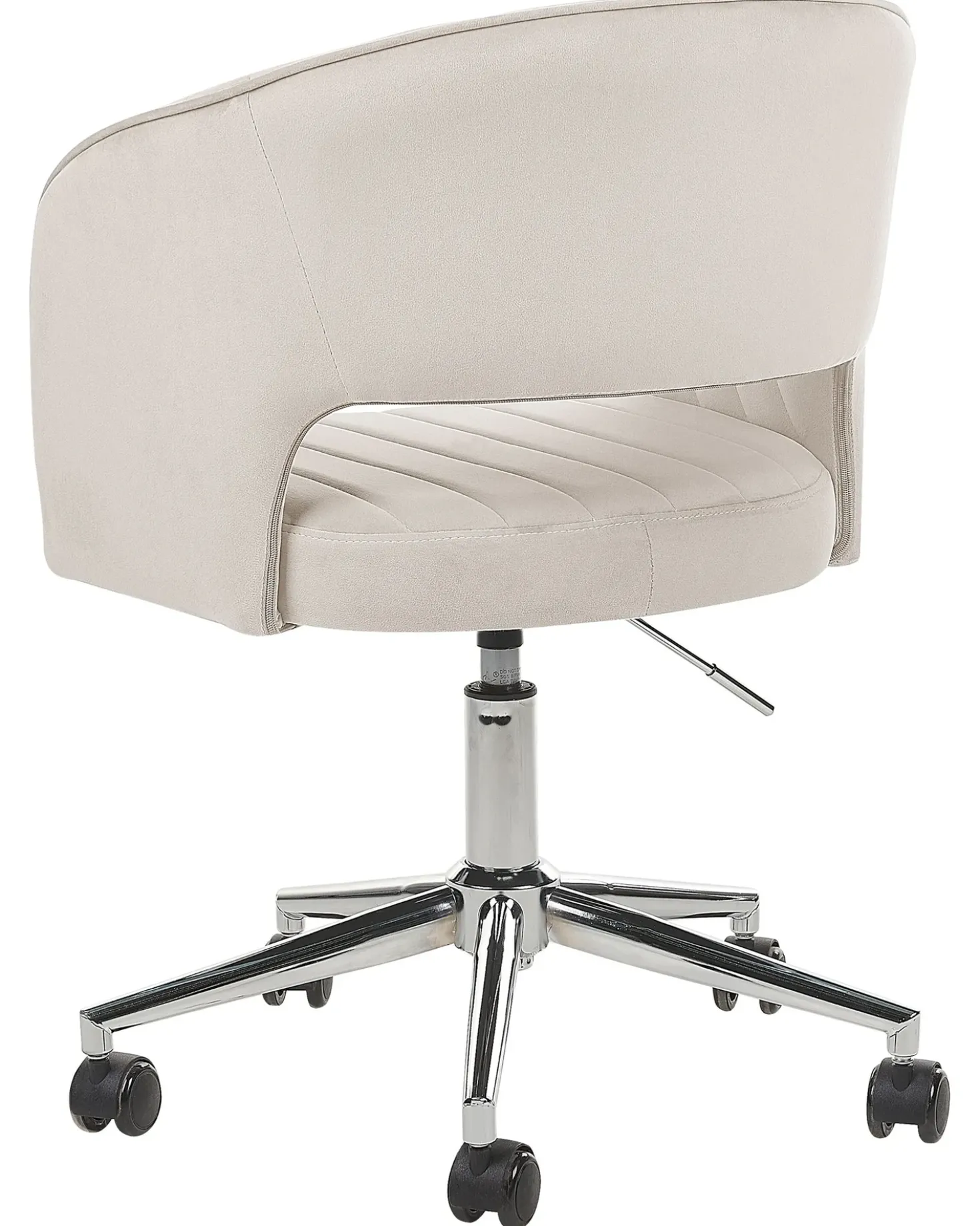 Sedia da scrivania KATONAH Velluto Beige chiaro