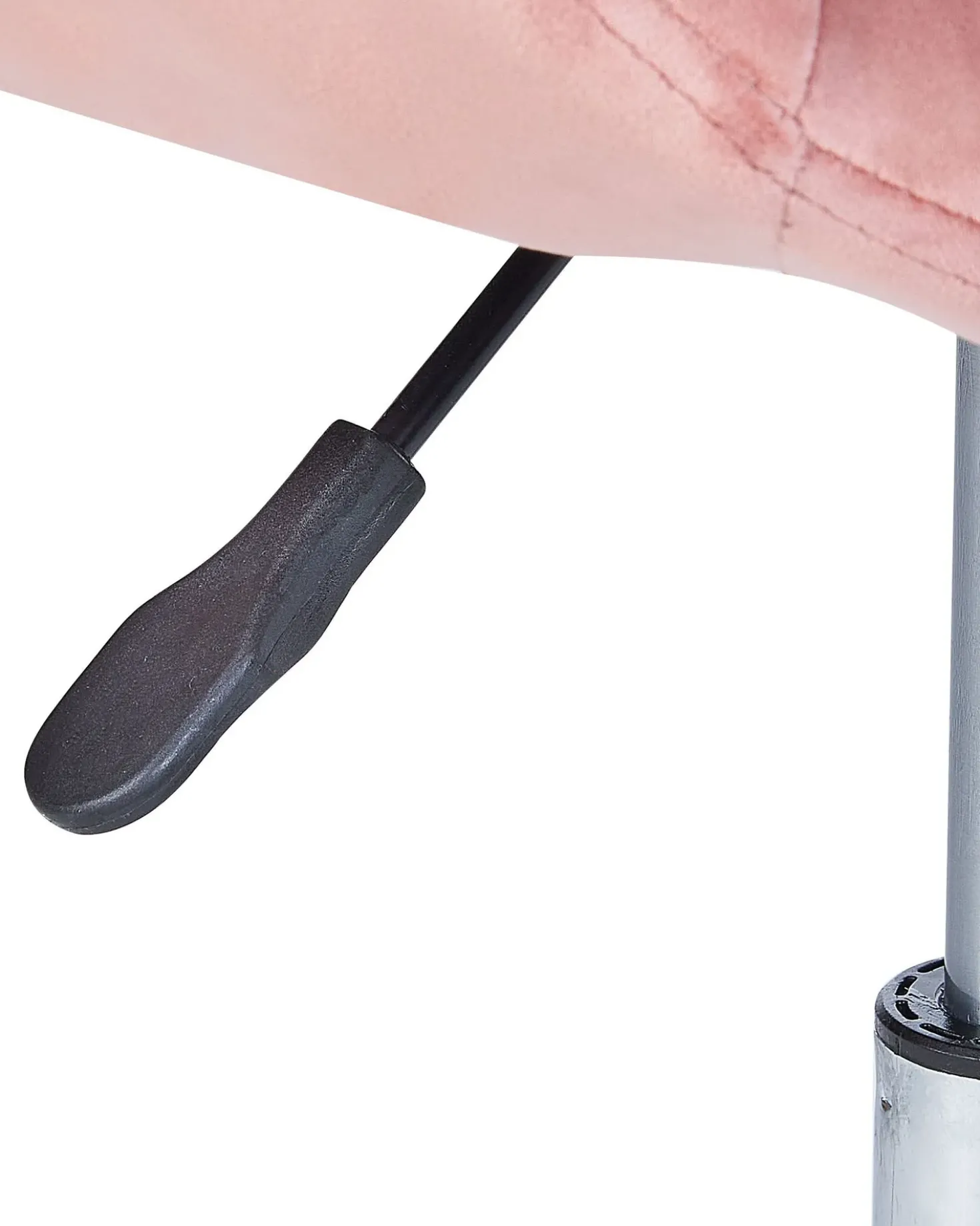 Sedia da scrivania LABELLE Velluto Rosa