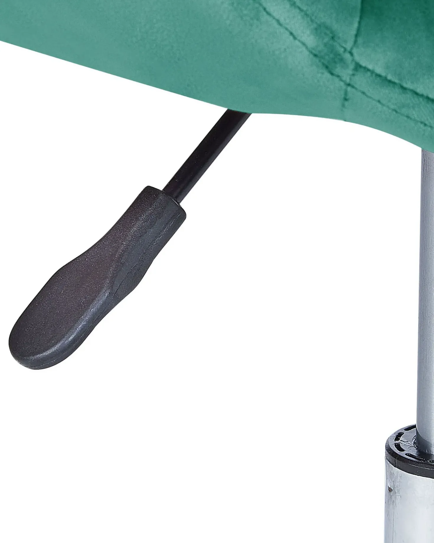 Sedia da scrivania LABELLE Velluto Verde smeraldo