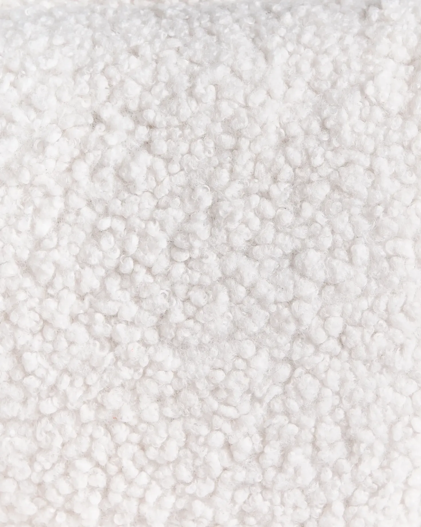 Sedia da scrivania MANULU Bouclé Bianco