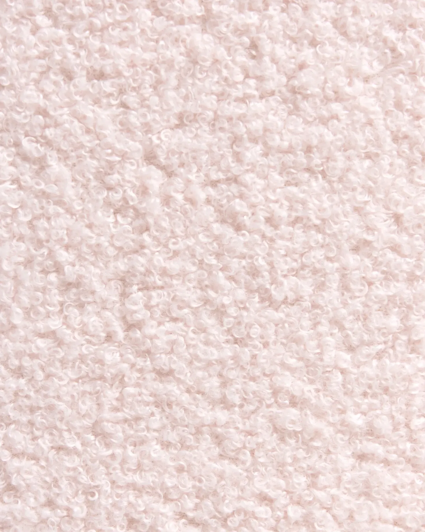 Sedia da scrivania MORAGA Bouclé Rosa pastello