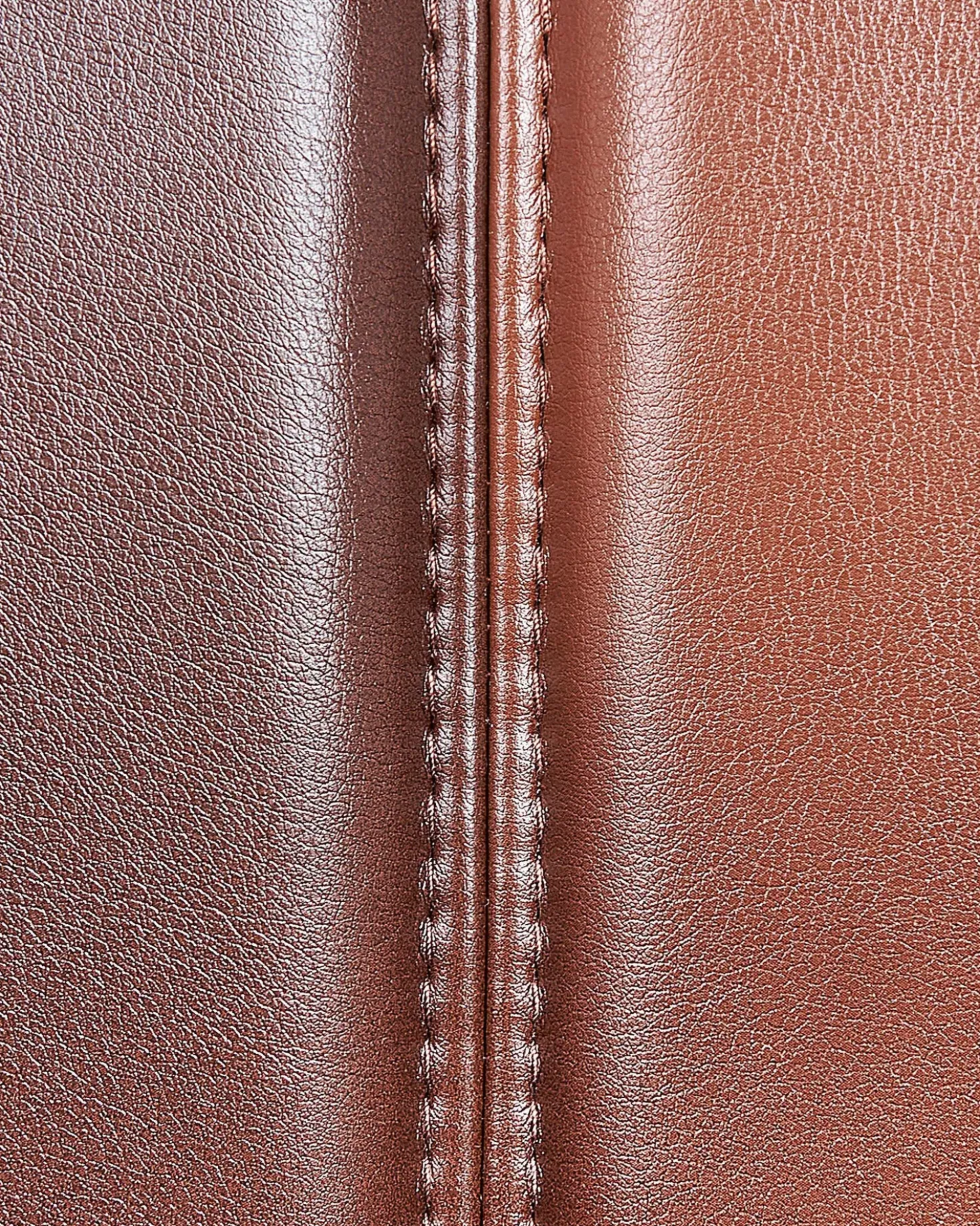 Sedia da scrivania NEWDALE Pelle sintetica Marrone scuro