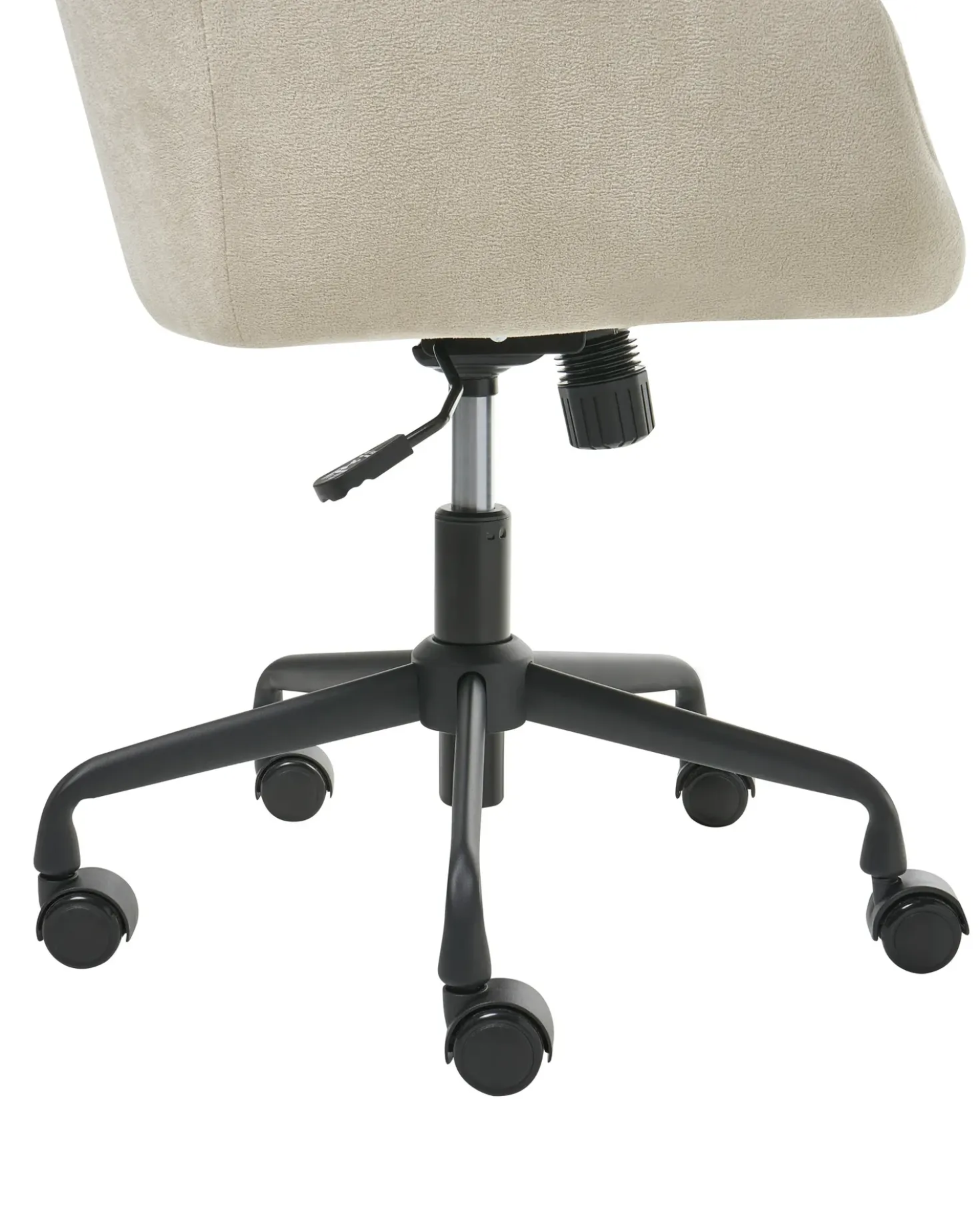 Sedia da scrivania PALMDALE Velluto Beige chiaro