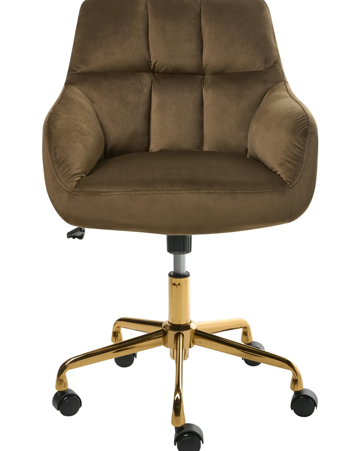 Sedia da scrivania PALMDALE Velluto Marrone