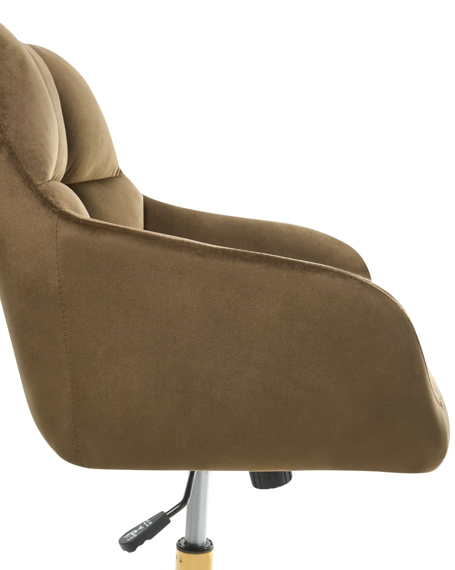 Sedia da scrivania PALMDALE Velluto Marrone