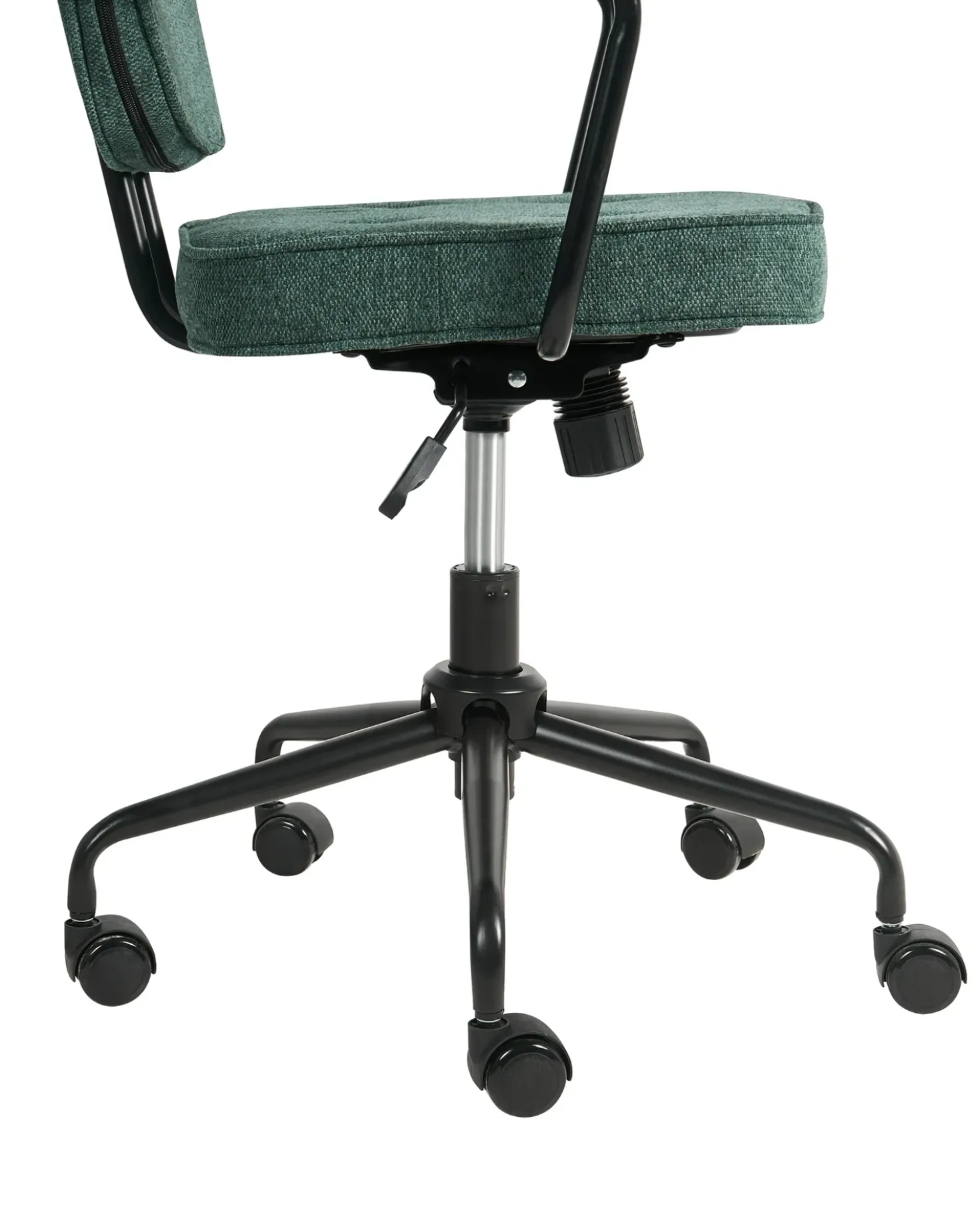 Sedia da scrivania PAWNEE Tessuto Verde scuro