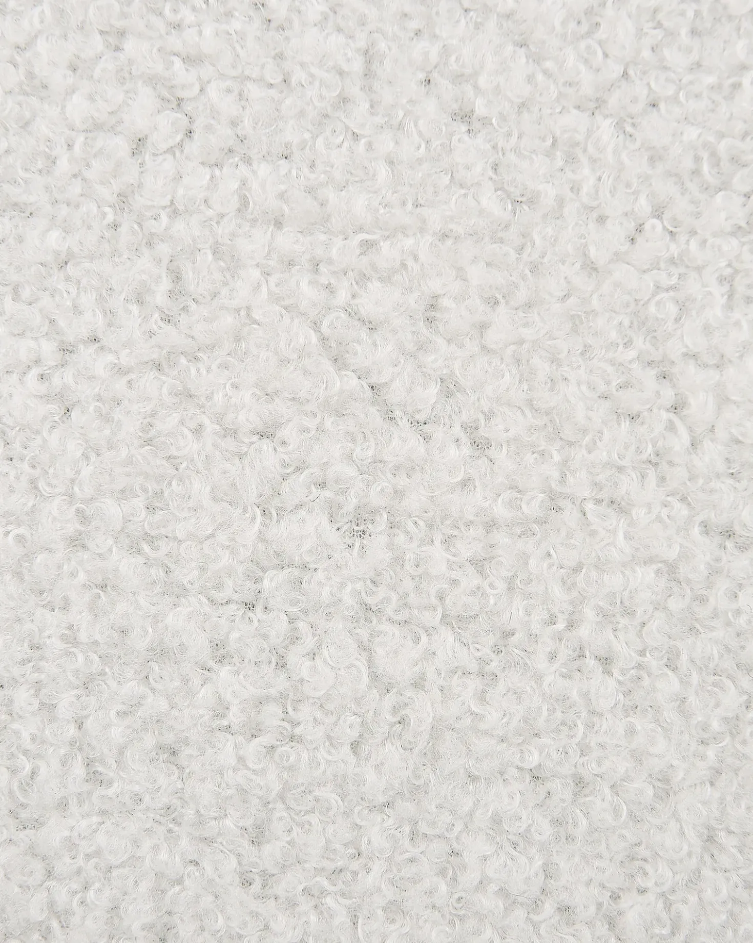 Sedia da scrivania PRIDDY Bouclé Bianco sporco