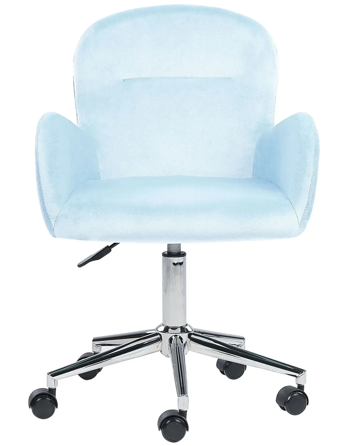 Sedia da scrivania PRIDDY Velluto Azzurro