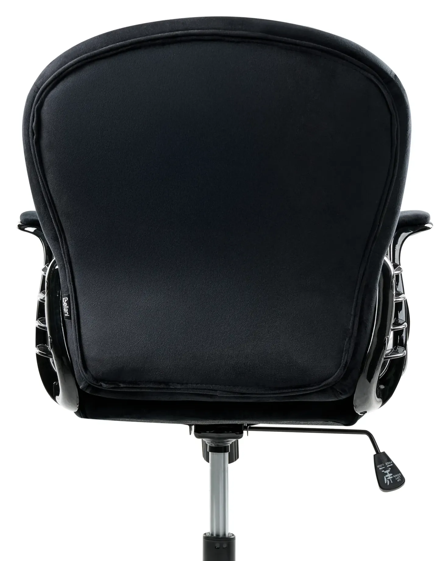Sedia da scrivania PRINCESS Velluto Nero