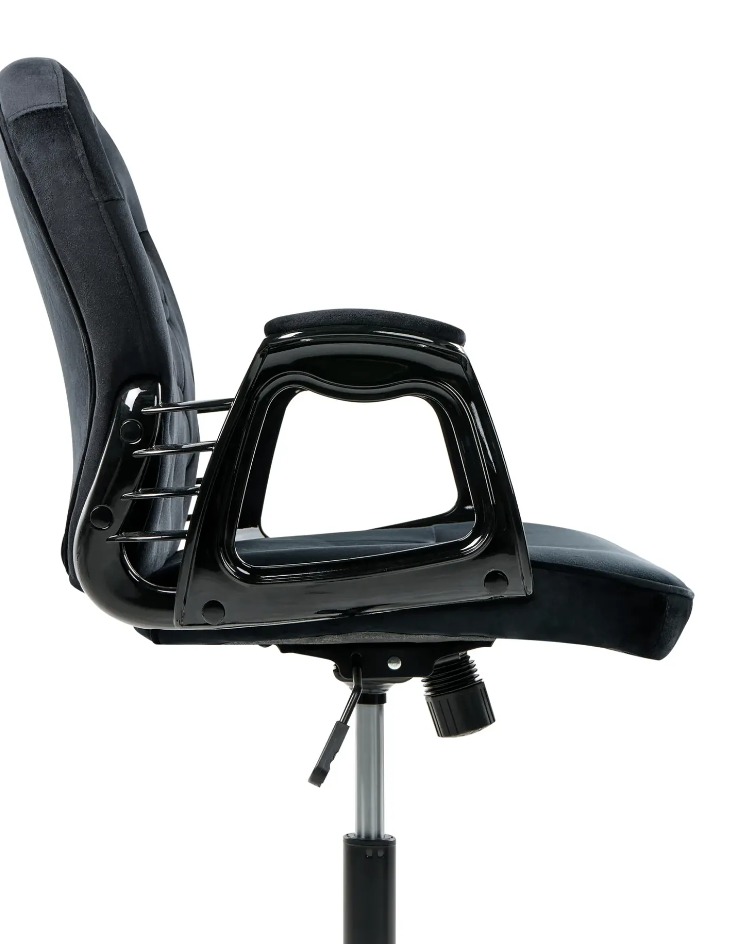 Sedia da scrivania PRINCESS Velluto Nero