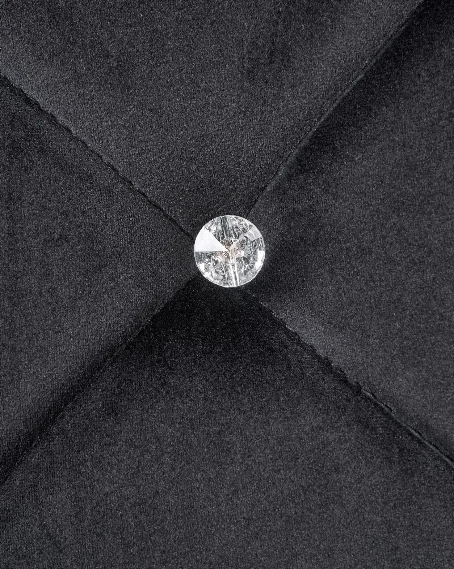 Sedia da scrivania VELORIA Velluto Nero