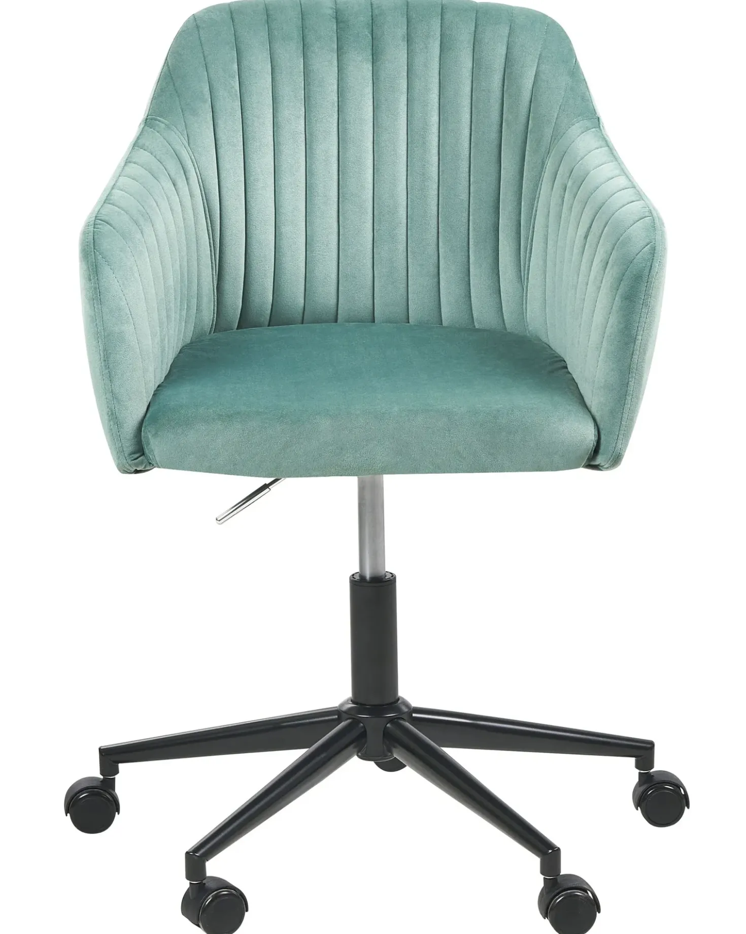 Sedia da scrivania VENICE Velluto Verde menta