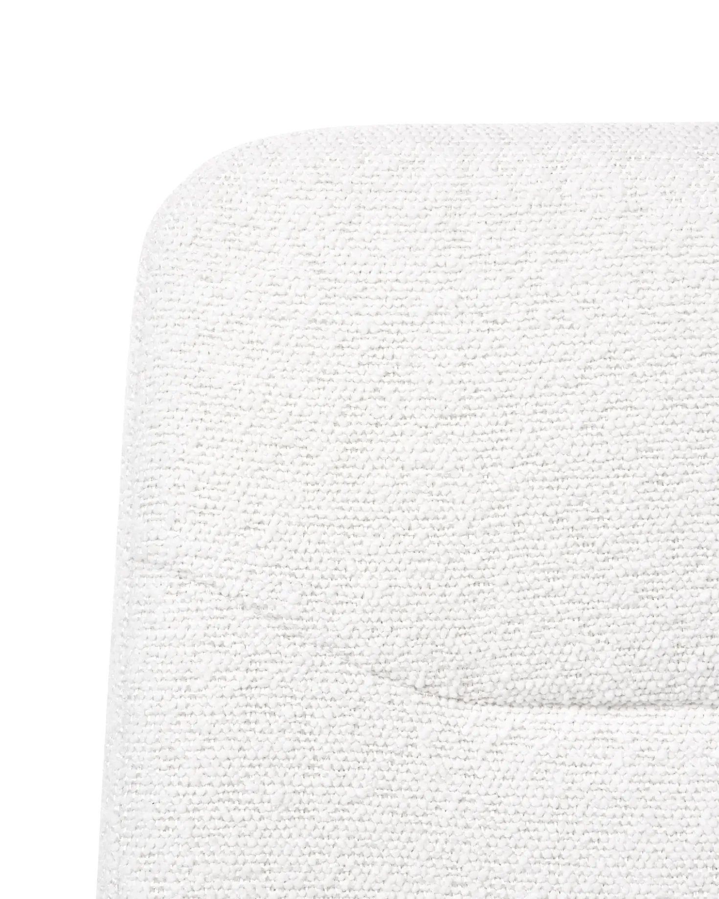 Sedia da ufficio CAROGA Bouclé Bianco